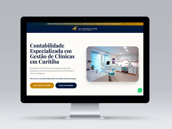 AF Contabilidade – Landing Page