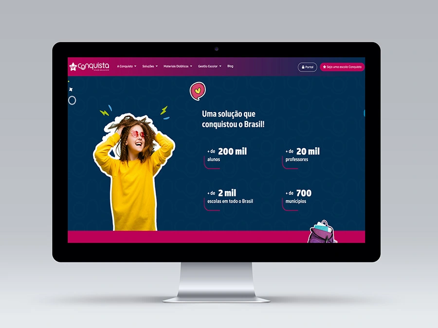 Educação Conquista – Website