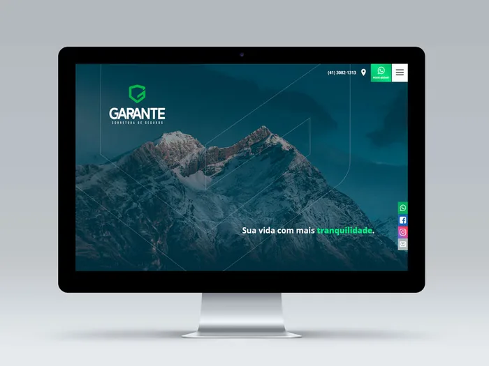 Garante Corretora de Seguros – Website